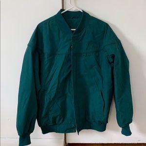 green vintage windbreaker